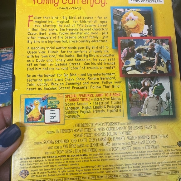 Sesame Street DVDs Follow That Bird Elmo’s Countdown To Christmas &Happy Holiday - Picture 8 of 11